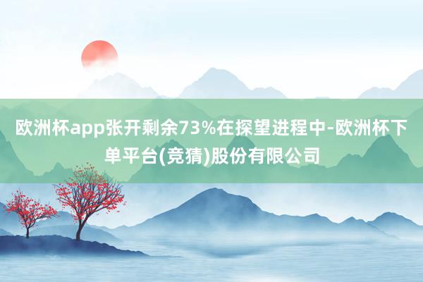 欧洲杯app张开剩余73%在探望进程中-欧洲杯下单平台(竞猜)股份有限公司